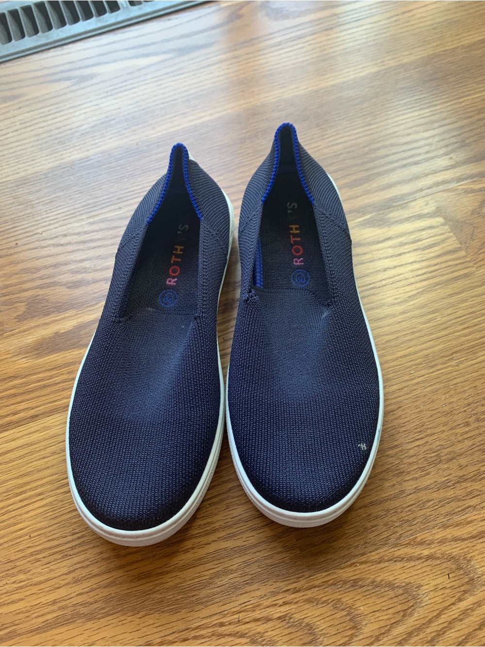 Rothy's Kids Children Dress Shoes Size 4 Blue Slip On Summer School Footwear
